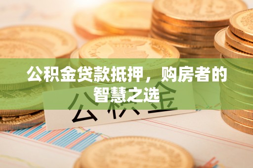 东乡公积金贷款抵押，购房者的智慧之选