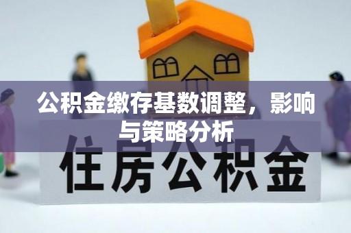 东乡公积金缴存基数调整，影响与策略分析