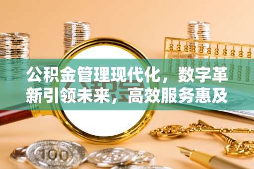东乡公积金管理现代化，数字革新引领未来，高效服务惠及民生