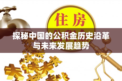 东乡探秘中国的公积金历史沿革与未来发展趋势