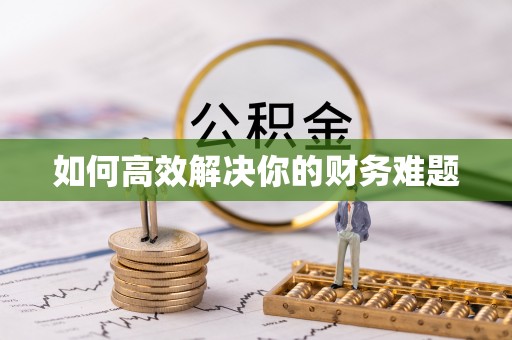 东乡如何高效解决你的财务难题