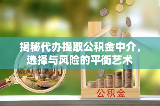 东乡揭秘代办提取公积金中介，选择与风险的平衡艺术