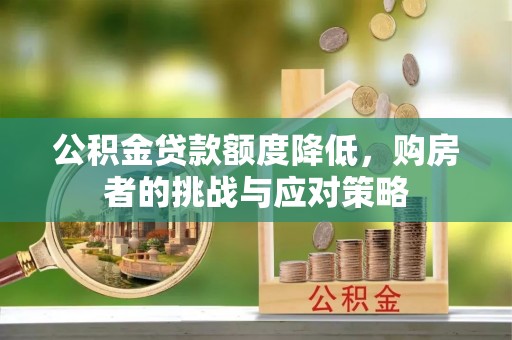 东乡公积金贷款额度降低，购房者的挑战与应对策略