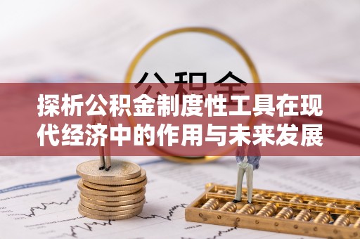 东乡探析公积金制度性工具在现代经济中的作用与未来发展趋势