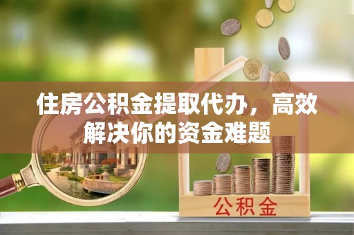 东乡住房公积金提取代办，高效解决你的资金难题