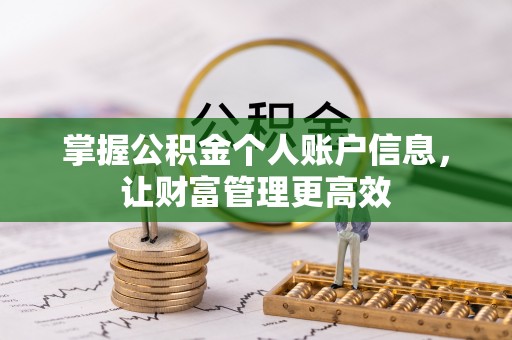 东乡掌握公积金个人账户信息，让财富管理更高效