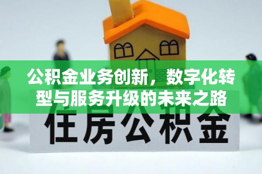 东乡公积金业务创新，数字化转型与服务升级的未来之路