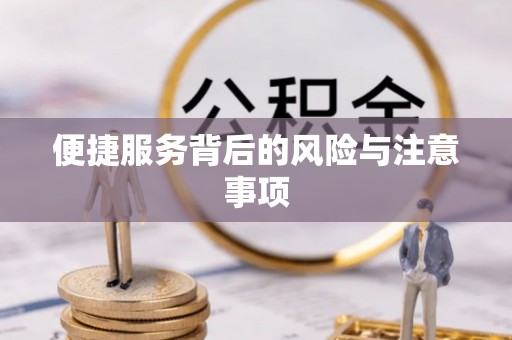 东乡便捷服务背后的风险与注意事项